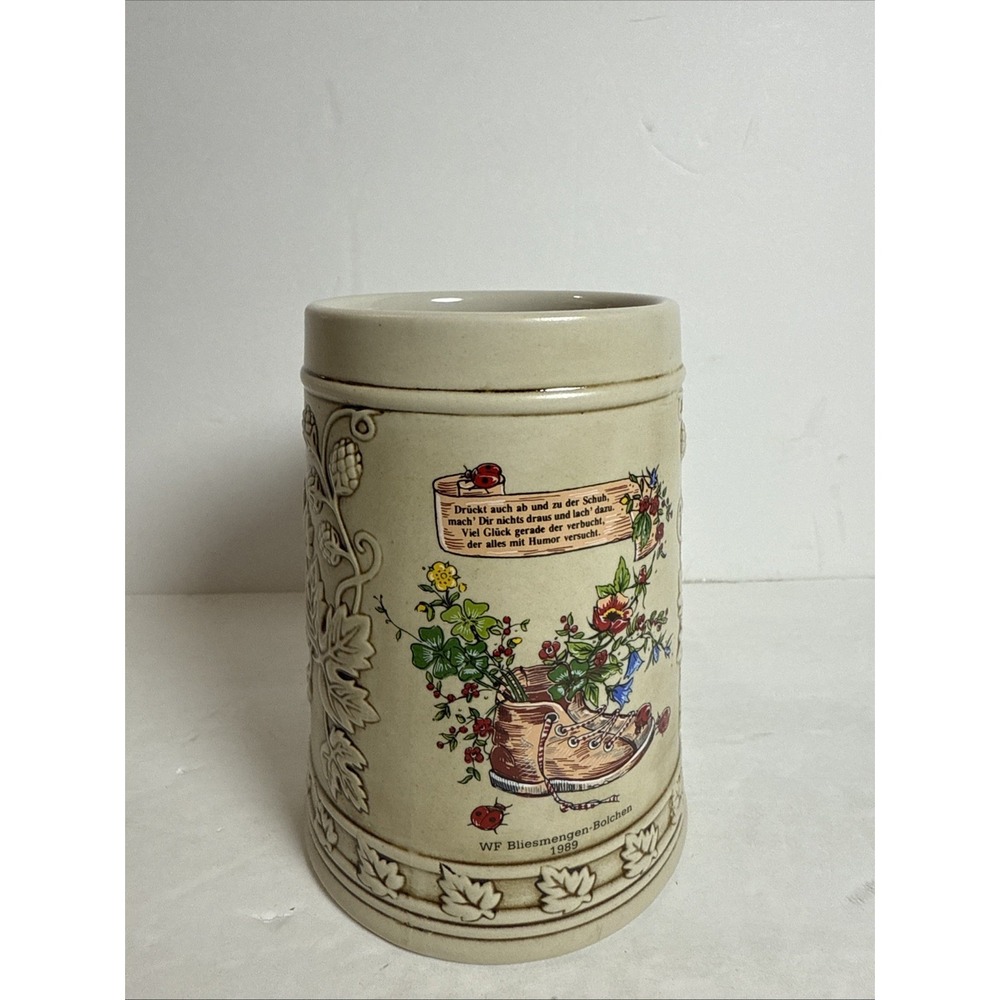 Wiebelsheim German‎ Mug Stein IVV Wandertag Rangau. 1989 WG